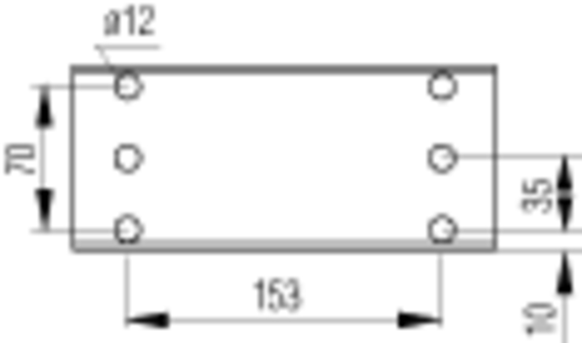 Roll-Rammpuffer 205x90x93 mm