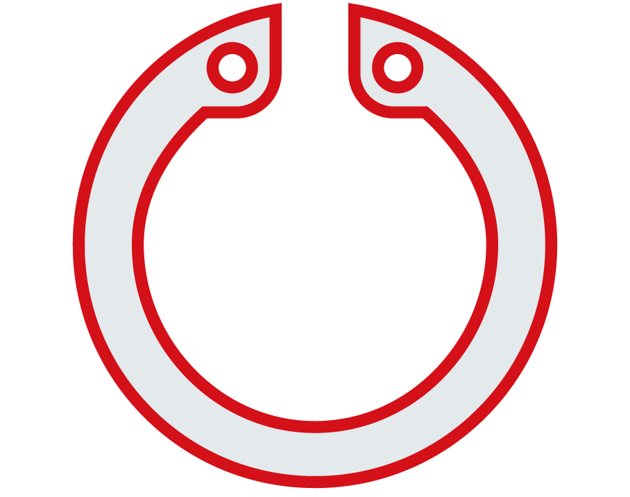 Symbol Sicherungsringe