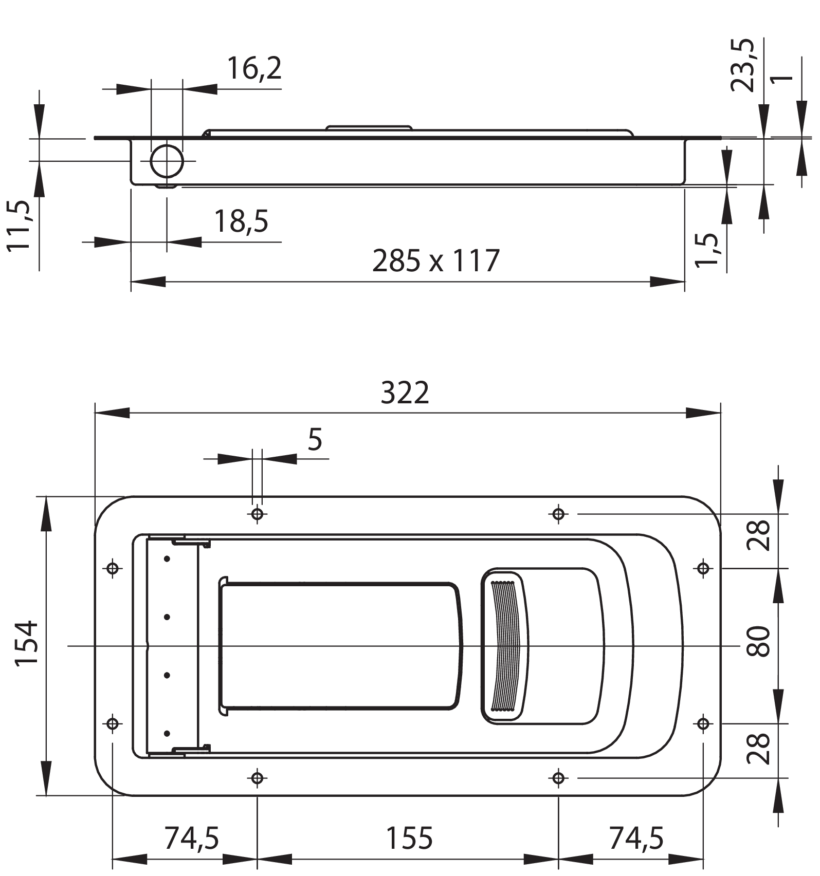 Einbauverschlussteil 891.16