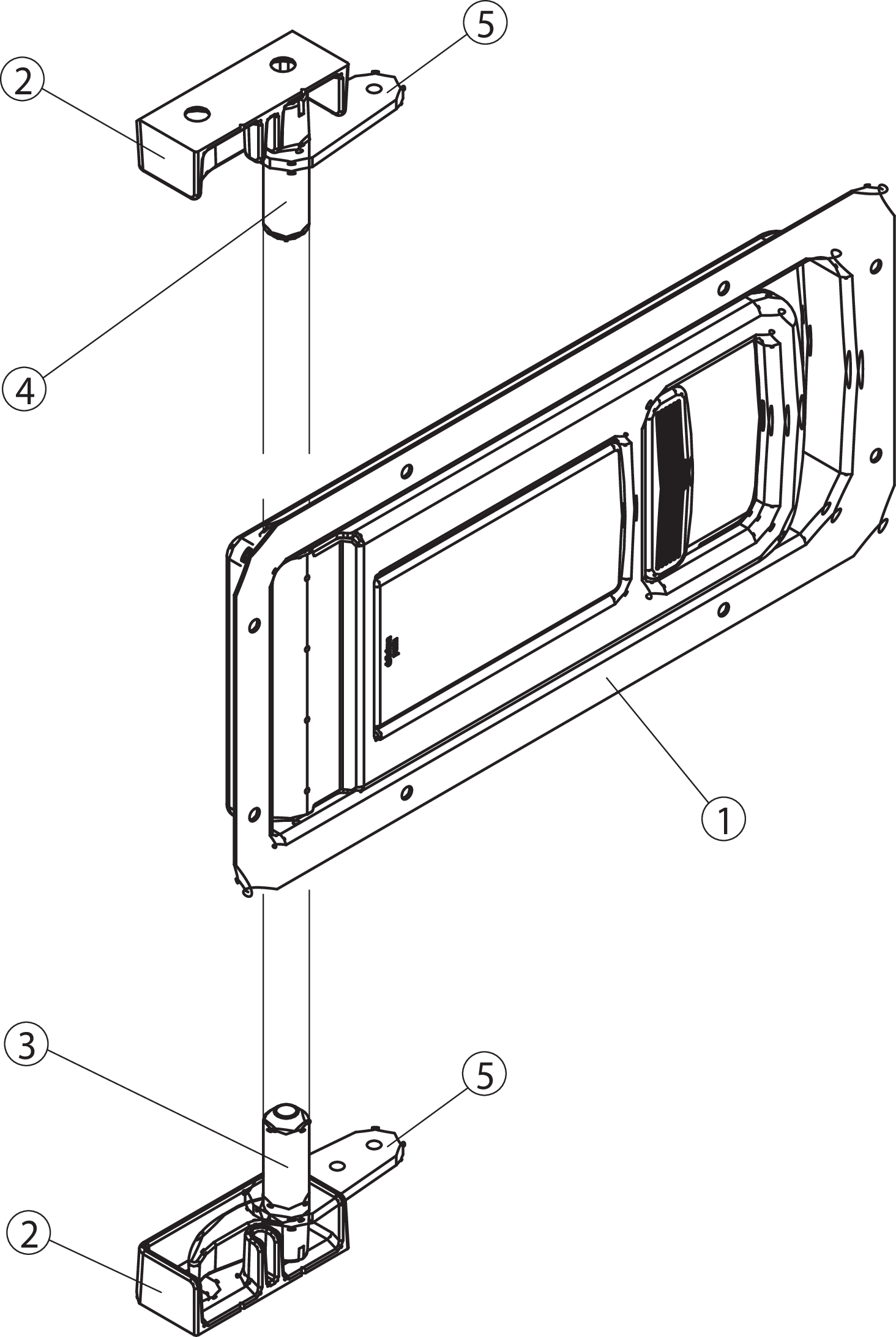 Einbau-Drehstangenverschluss 891.16