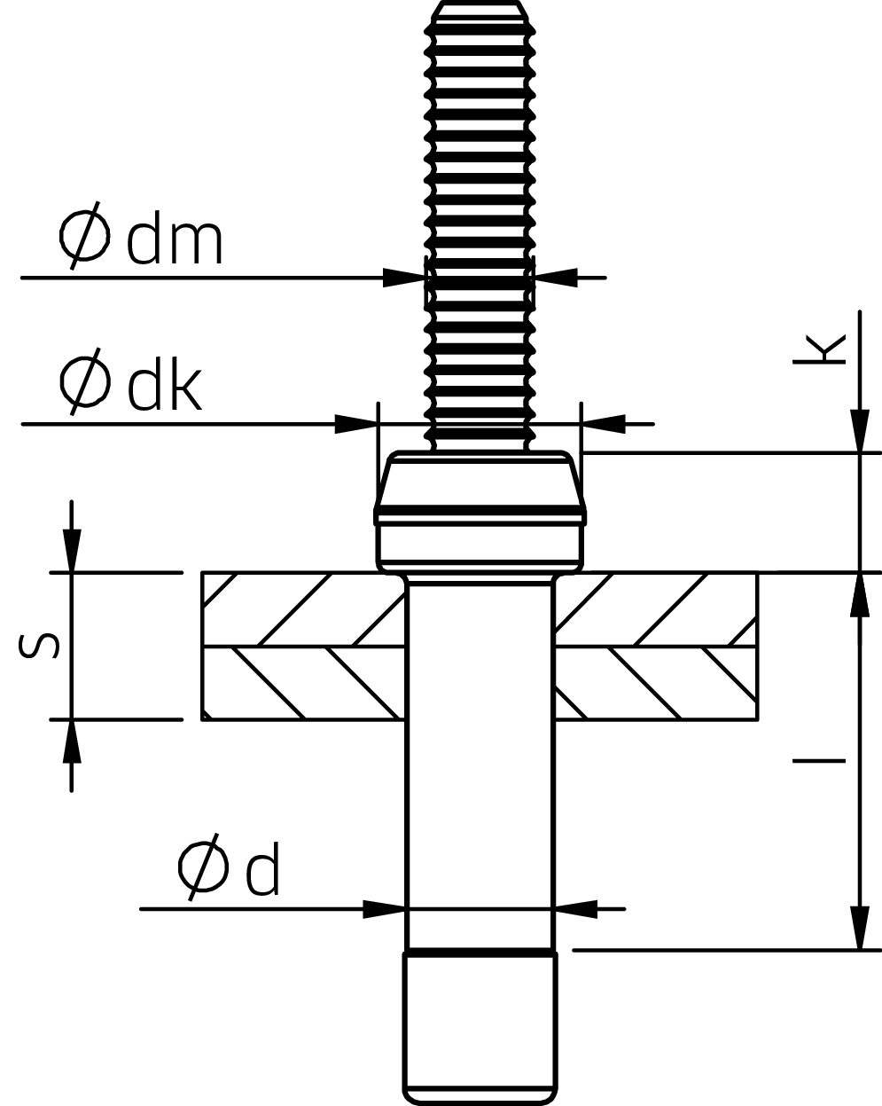 TIBULB Ultra Blindniete Standardkopf St/St