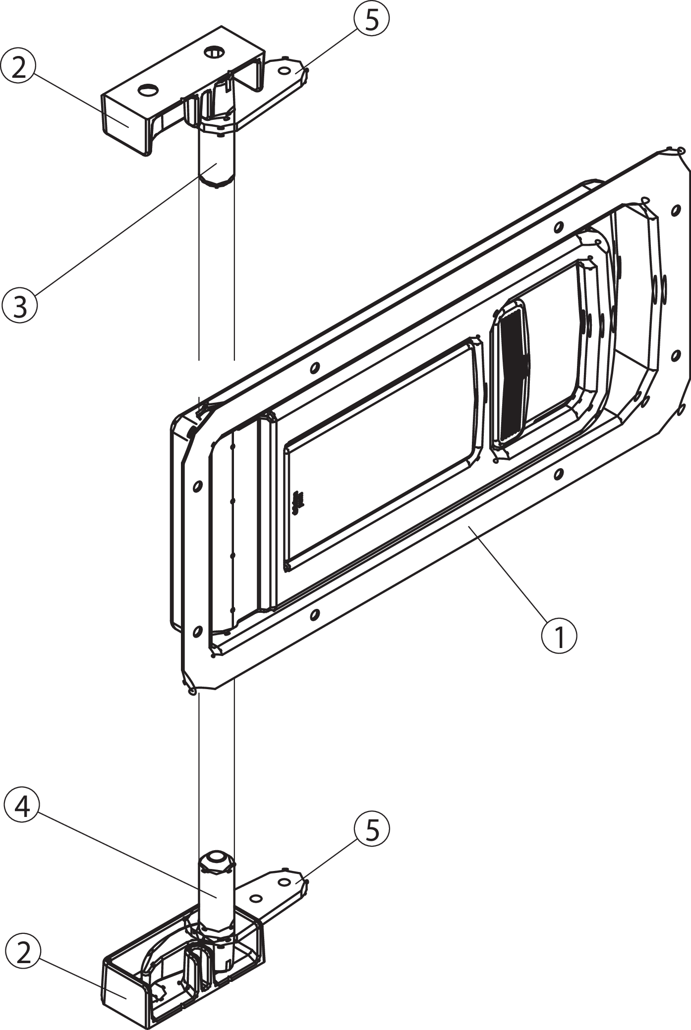 Einbau-Drehstangenverschluss 891.16T