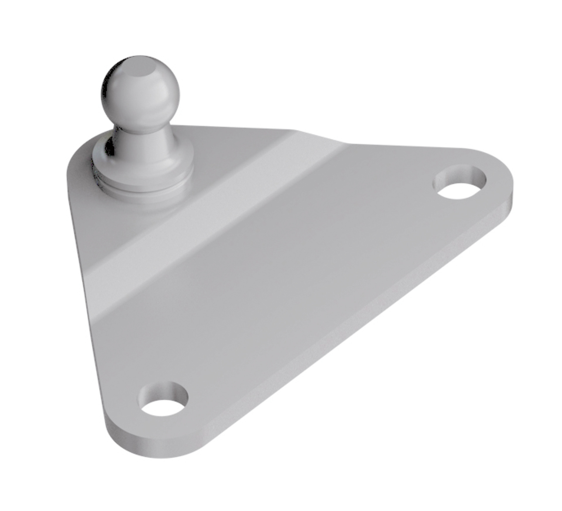 Winkelblech mit Kugelzapfen ⌀ 10 mm für ST-3